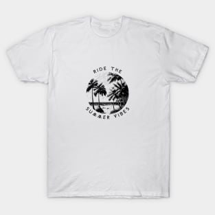 summer days summer nights, new summer artistic design v19 T-Shirt